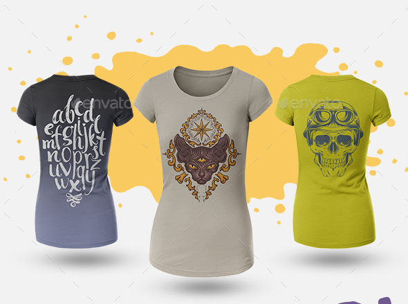 Download T-Shirt Mock-Up Vol.2 #Ad #Vol, #spon, #items, #Mock, # ...