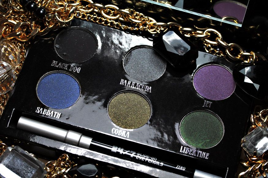 Urban Decay The Black Palette every color is blackened makes great makeup looks for true winters, but it does have fallout, so careful application is …