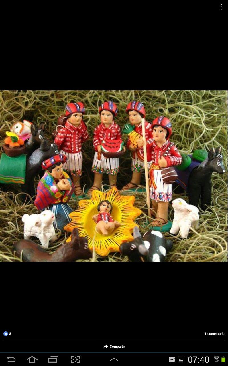 Nacimiento de barro Día de reyes, Feliz navidad, Posadas Nacimiento de barro Día de reyes, Feliz navidad, Posadas