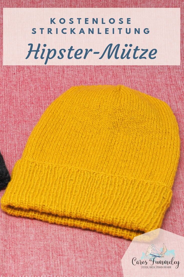 Hipster-Beanie Stricken - Kostenlose Anleitung Im Snaply Magazin – Caros Fummeley