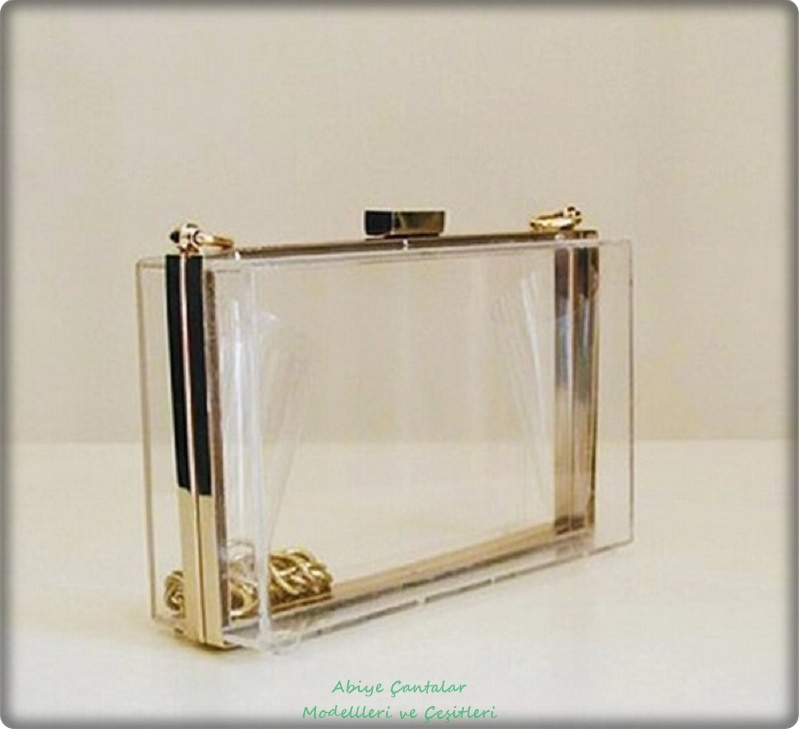 Abiye Cantalarin Kadinda Etkisi Modelleri Ve Cesitleri Baslik Transparent Bag Clutch Bag Transparent Clutch