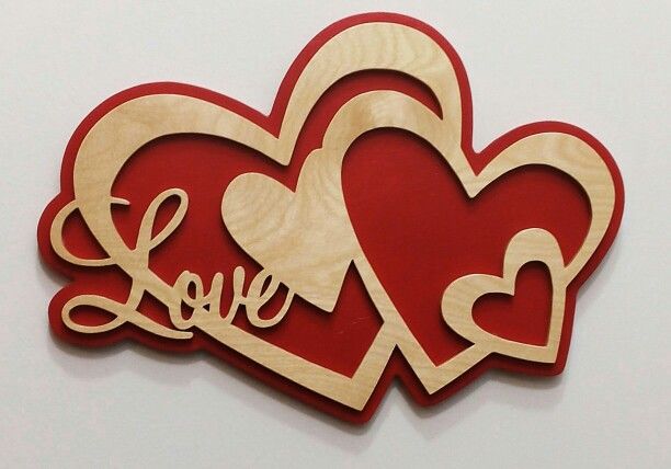 sign mdf wooden 3 x small hands of love//valentines //shape stencil