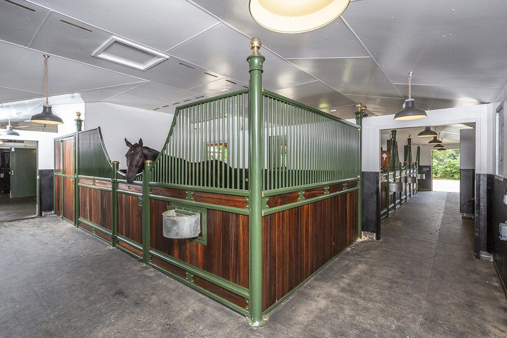 The Internal Service Corridor Of A Scotts Timber Stable Timber