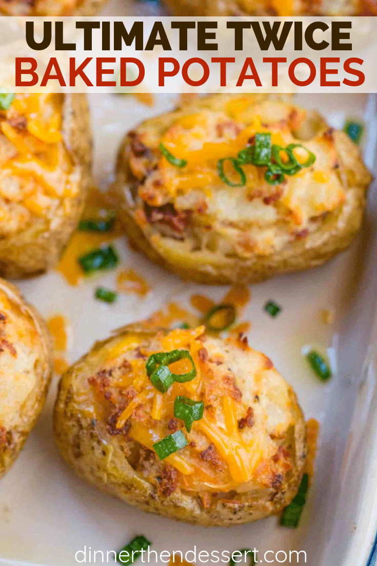 Twice Baked Potatoes #russetpotatorecipes