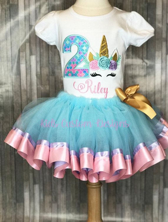 2nd birthday unicorn shirt