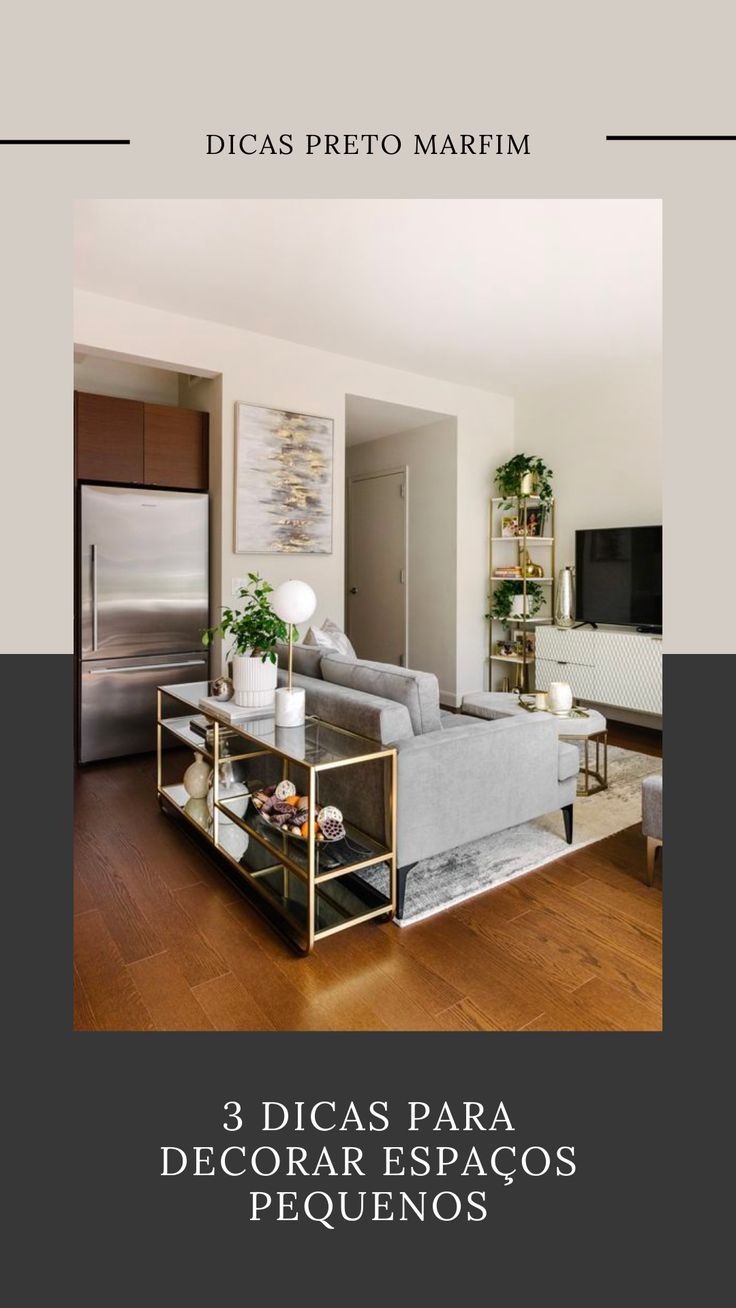 3 Dicas para a ajudar a decorar aquele espaço pequeno que tem em sua casa
