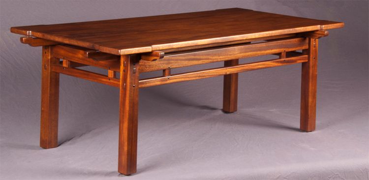Darrell Peart Furnituremaker Greene Style Rafter Tail Darrell Peart Furnituremaker Greene Style Rafter Tail Coffee Table