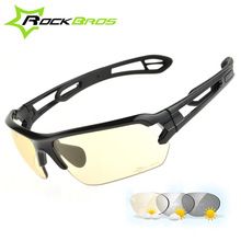 RockBros Cycling Glasses Bike Photochromatic Bicycle Sunglasses UV400 Goggles
