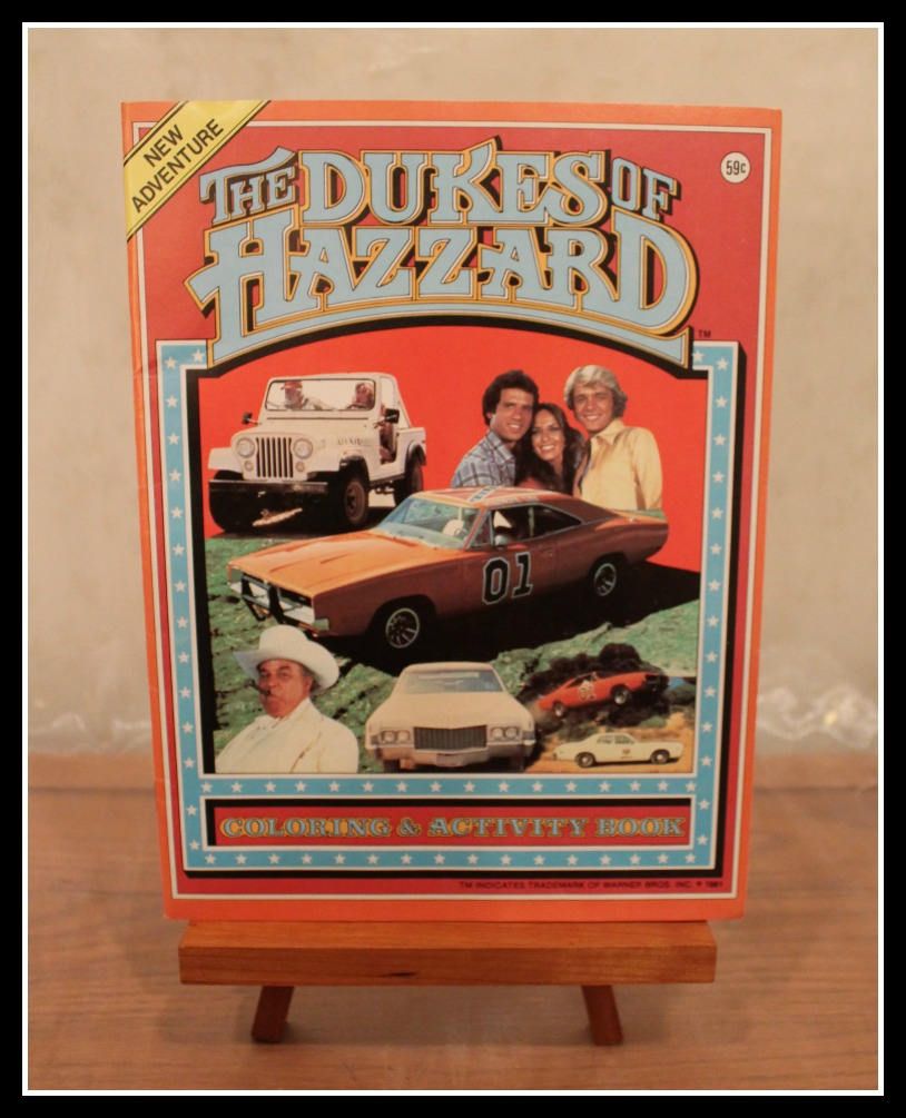 Vintage The Dukes Of Hazzard Strike It Rich Coloring and Etsy The