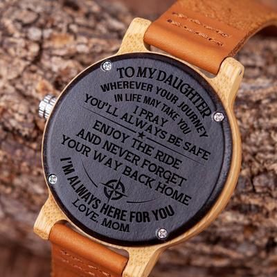 Daughter Mom Enjoy The Ride 2 Wood Watch Son Pinterest Daughter Mom Enjoy The Ride 2 Wood Watch