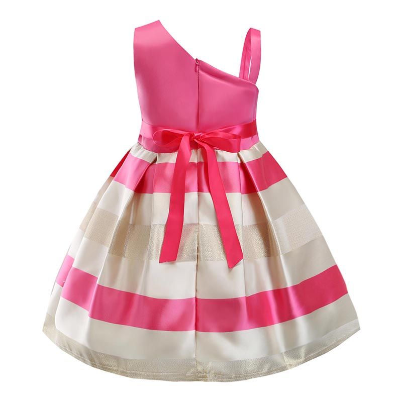 Baby Girls Flower Striped Dress For Girls Unicorn Wedding Party Dresses Kids Princess Christmas Dress Children Girls Clothing #babygirlpartydresses
