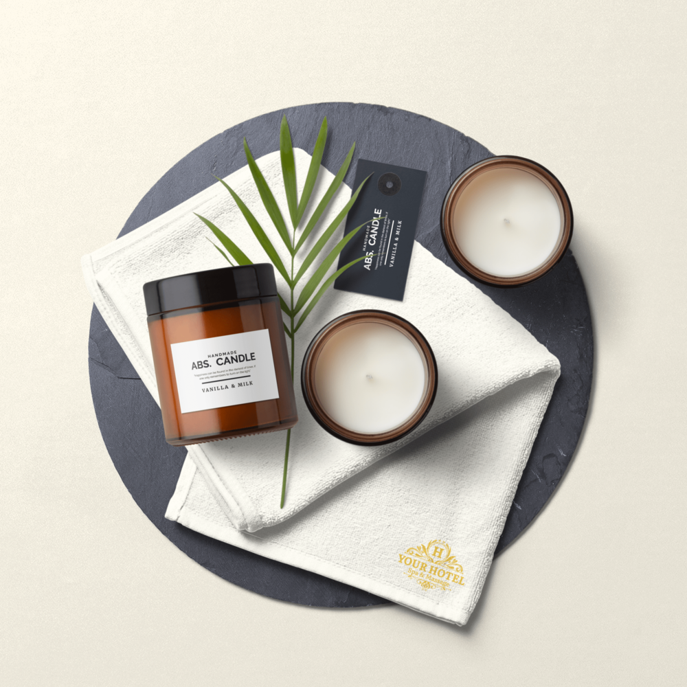 Free Candle Jar Package Mockup Scene in 2021 | Candle mockup, Jar