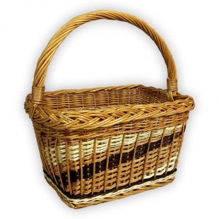 Bevásárló kosár 40x27x22(42)cm Wicker Baskets, Picnic Basket, Decor, Decoration, Decorating, Woven Baskets, Deco