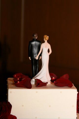 Husband And Wife Holding Hands With Back Turned Cake Topper - 320x480 - jpeg Wedding Cake Topper Holding Hands