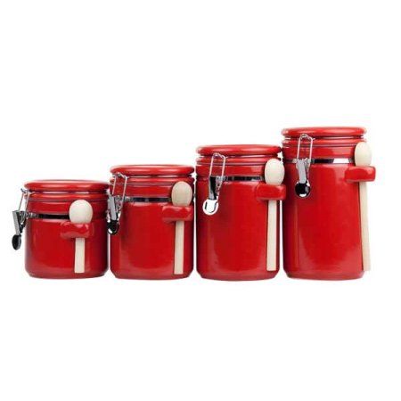 Anchor Palladian Canister Set Walmart Com Stainless Steel Canister Set Kitchen Canister Sets Canister Sets