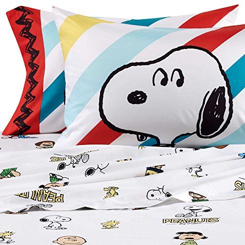 peanuts best friend full size microfiber sheet set niftywarehouse peanuts full size sheets