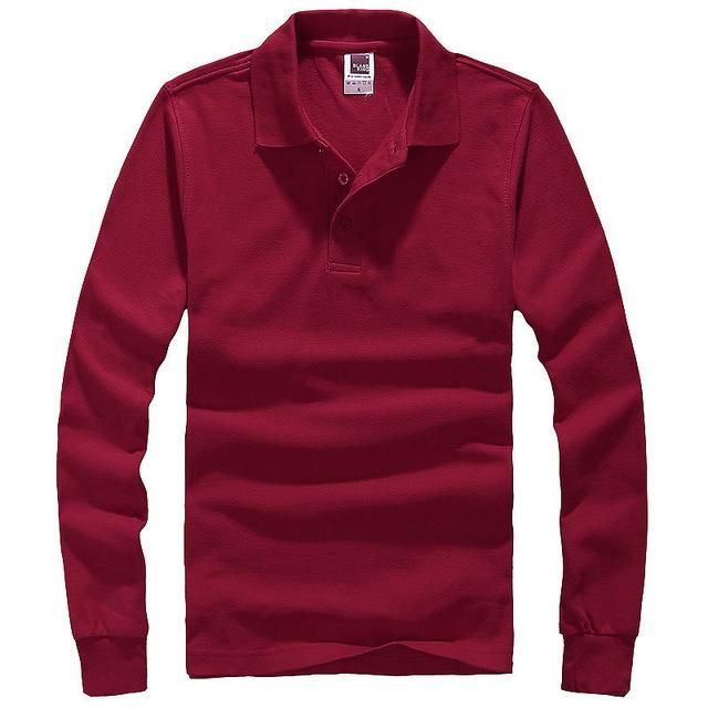 new fashion brand men clothes solid color long sleeve t shirt man king size men clothing