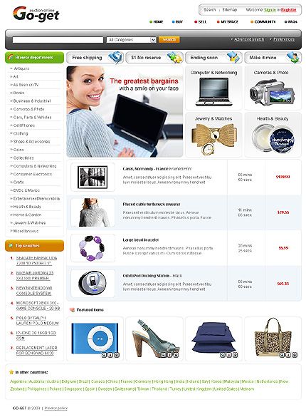 Template 36893 Professional Web Design Web Development Design Web Design