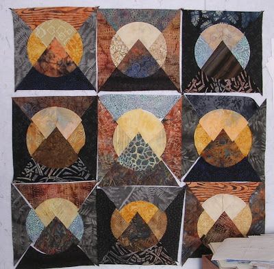 moon over the mountain quilt block reminds me of lord of the rings