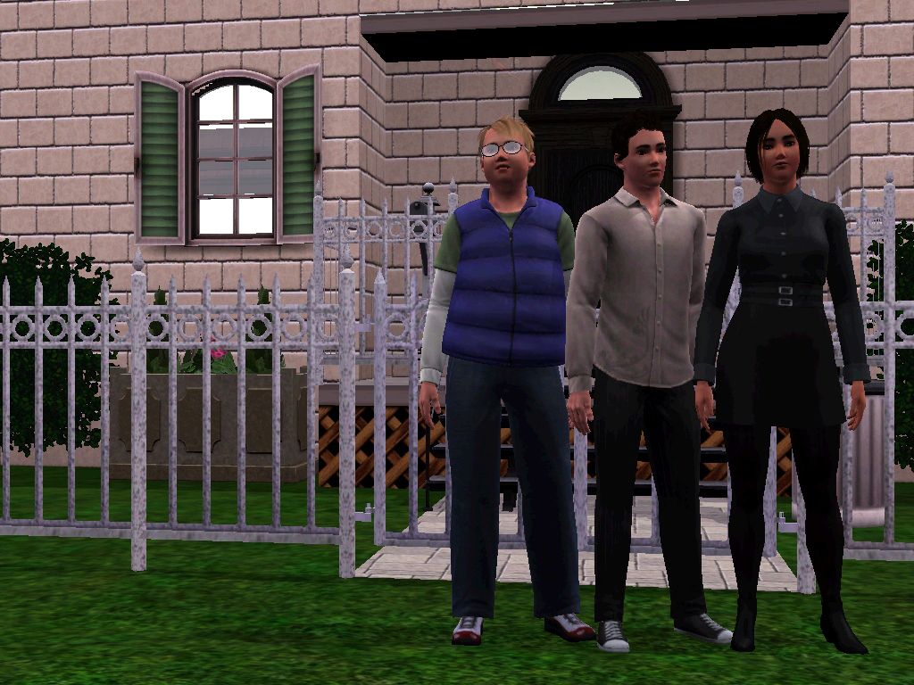 George Cubbins Anthony Lockwood And Lucy Carlyle In Front Of Their House At Portland Row 35 London Made With Sims 3 I Am Going To Play This Household книги
