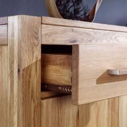 Esszimmer Sideboard aus Wildeiche Massivholz Geölt Natura Classico