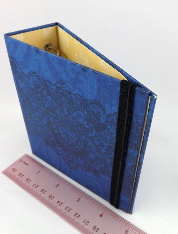 mini 3 ring binder with elastic closure tiny small 1 one inch rings