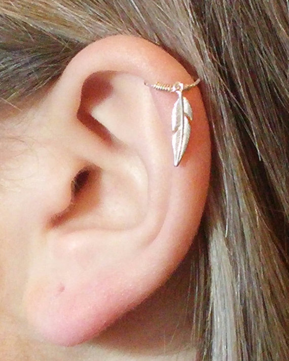 Helix earring Cartilage earring Helix piercing Cartilage Piercing Cartilage, Cute Ear Piercings, Cartilage Earrings, Double Cartilage, Helix Piercing Ring, Double Piercing, Tongue Piercings, Daith, Bar Stud Earrings