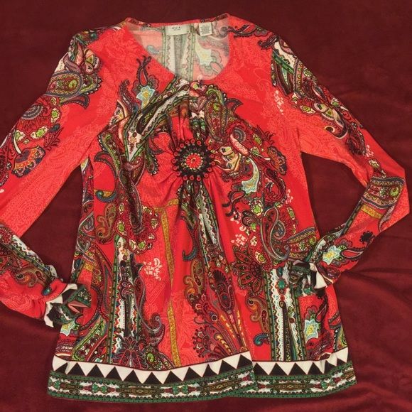 Eci New York Long Sleeve Top Size Large Dress Barn Pee Cardigan Eci New York Long Sleeve Top Size Large Dress Barn Pee Cardigan