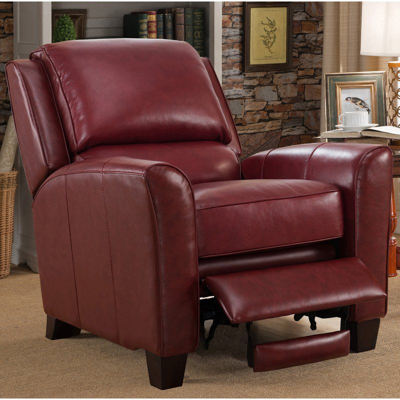 Surrett Red Leather Manual Recliner Chair Furniture - Red Leather Club Chair Recliner Surrett Red Leather Manual Recliner Chair Furniture - Red Leather Club Chair Recliner