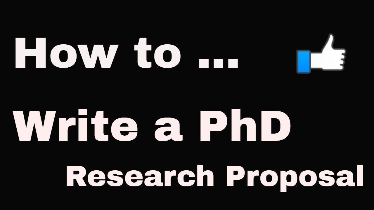 Phd proposal writing service uk