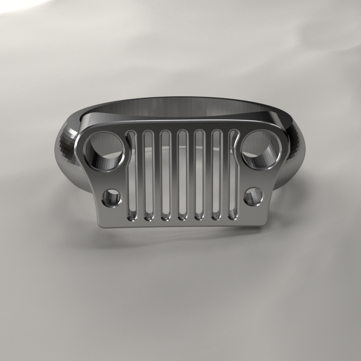 CJ Jeep Ring | Personalized Jewelry 3D Shop | Personalized jewelry