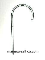 this site has a lot of different shaped wreath forms wreaths candy cane wire form