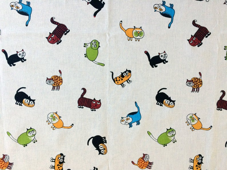 decorative fabrics fabric furnishings bear print Children/'s fabrics Scandinavian fabric animal print