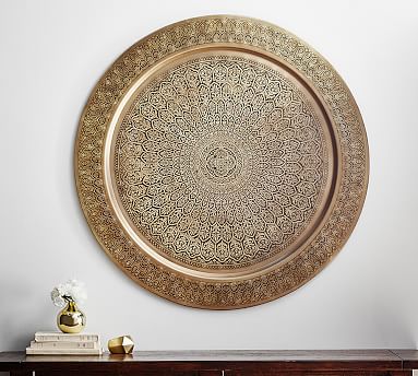 Decorative Metal Disc In 2018 Pat Chichester Decor Home Decorative Metal Disc Br Potterybarn