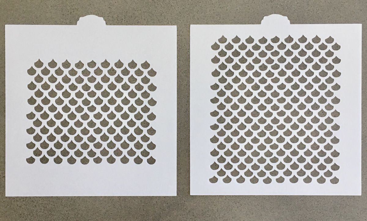 Cricut Tutorial-Mermaid/Fish Scale Stencil and lots of ...