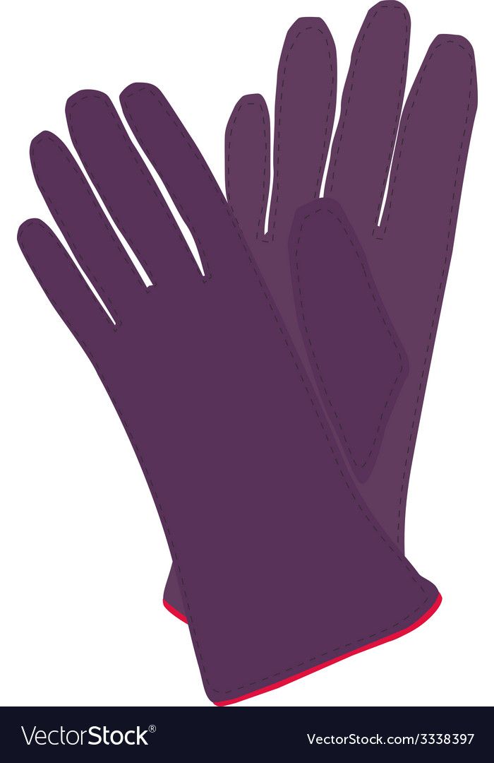 Download Winter gloves vector image on in 2020 | Gloves winter ...