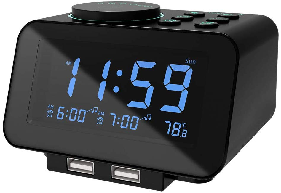 Wooden Led Alarm Clock Led Alarm Clock Alarm Clock Clock