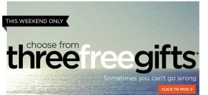 today only free gift