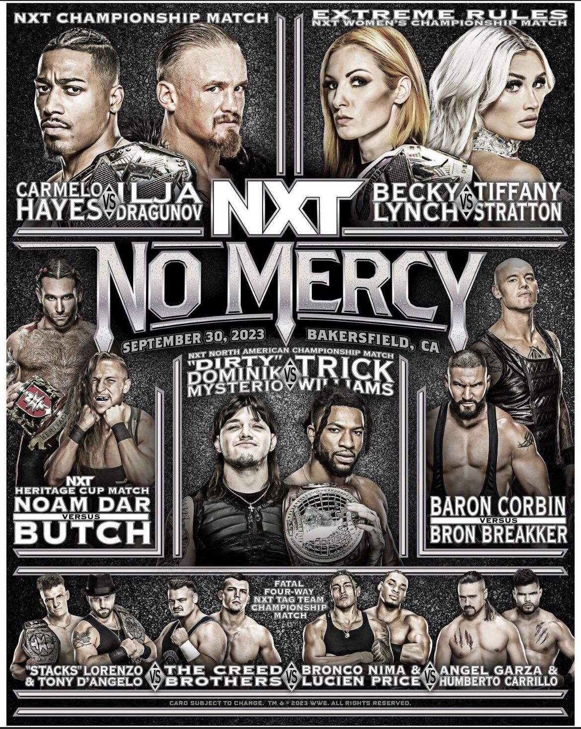 NXT No Mercy Nxt women