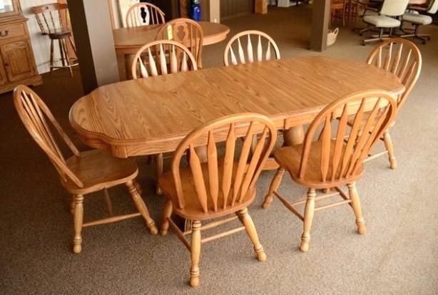 Cochrane solid oak dining room set antique appraisal ...