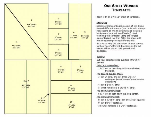 OSW Cutting Template-Cutting template for OSW see \