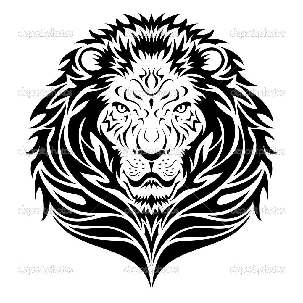 Lion Symbol Lion Head Emblem Stock Vector C Fx Kushartono 12716066 Tatuirovki S Golovoj Lva Etnicheskij Lev Tatuirovka V Vide Lva