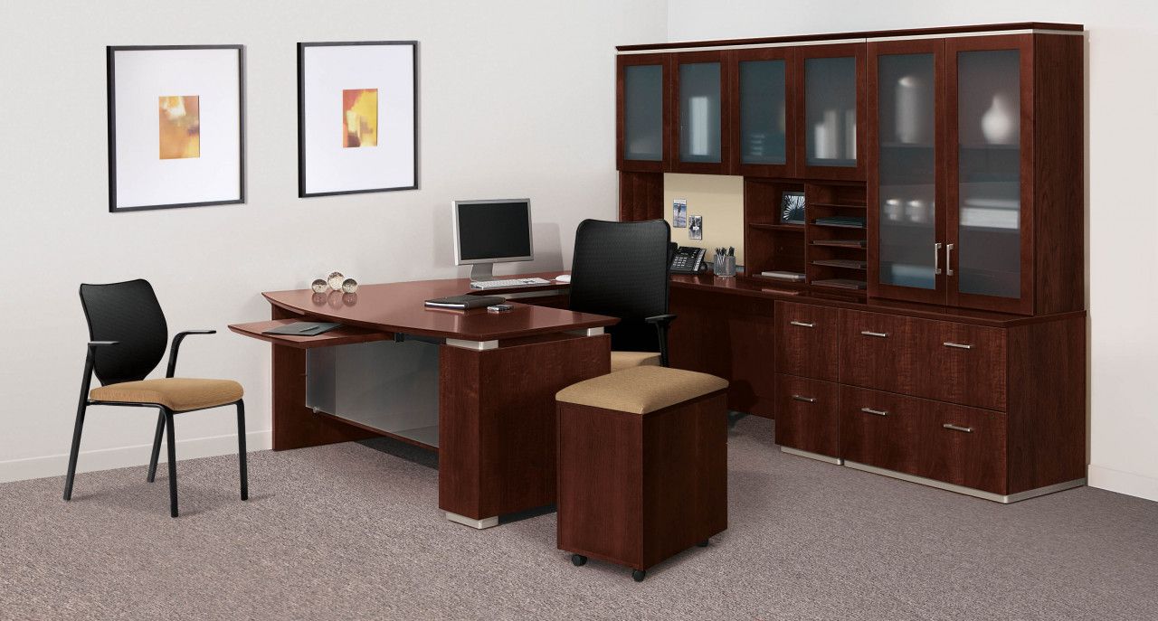U Shaped Glass Desk Diy Corner Ideas Business