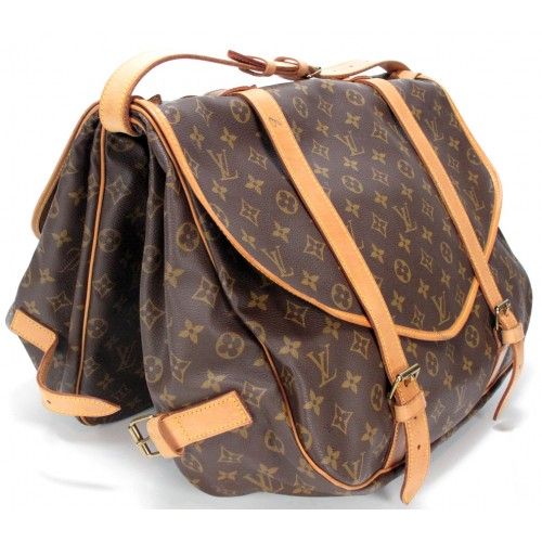 Louis Vuitton Vintage Monogram Saumur 43 Messenger Bag | Portero Luxury | Bags, Louis vuitton ...