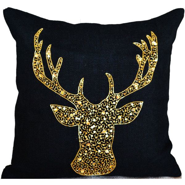 Deer Pillows Animal pillow with stag Deer Pillows Animal pillow with stag