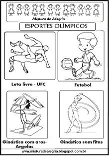 esportes olímpicos para colorir olympic worksheet em 2018