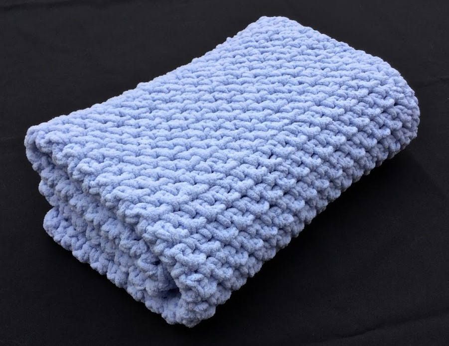 CHUNKY BABY BLANKET Crochet Baby Boy Super Bulky Blanket Etsy
