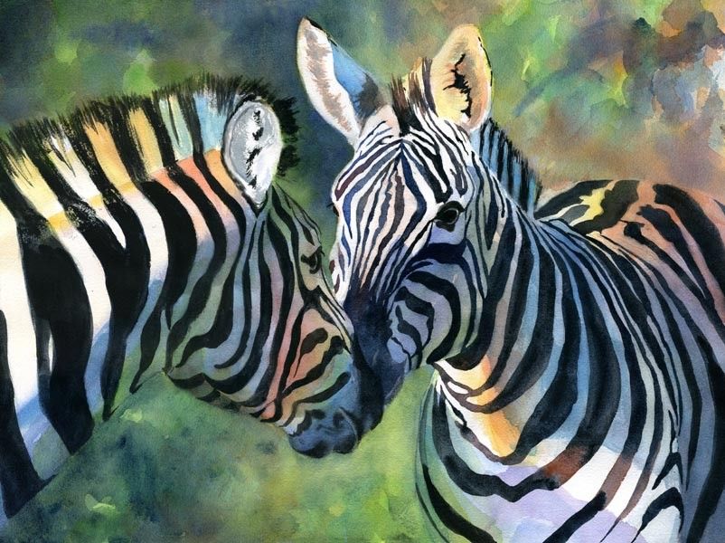 Image result for safari watercolours africa