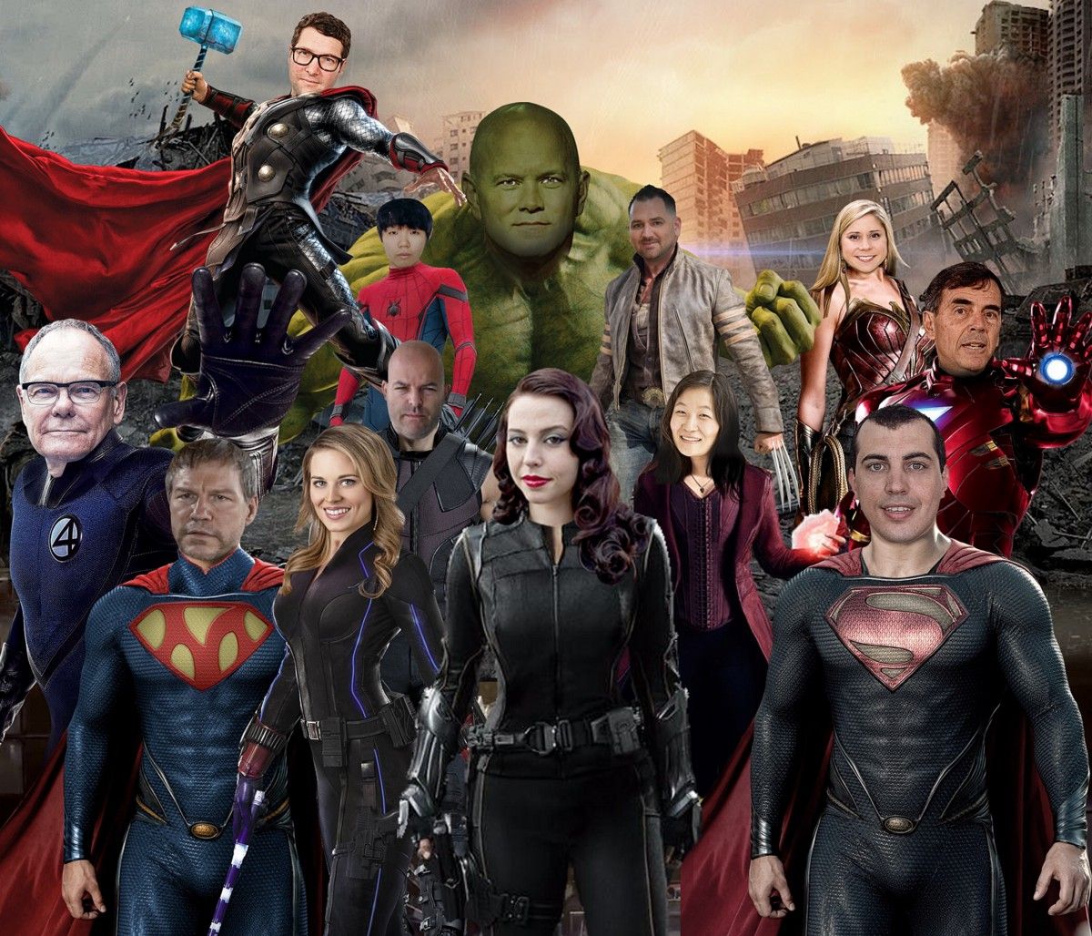 Crypto Superheroes &amp; Villians Bitcoin, Cryptocurrency