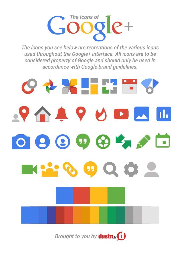Google+ Logo Plus Official Icons and Templates 写真